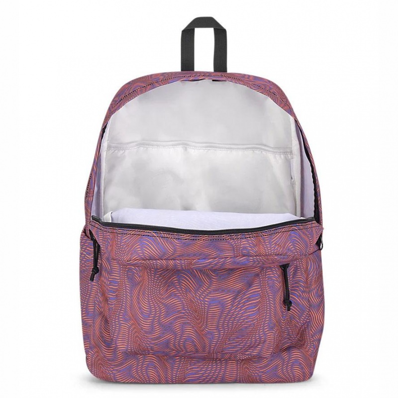 JanSport SuperBreak® Plus Laptop Rugzak Rugzakken Paars Oranje | XNLBH82294