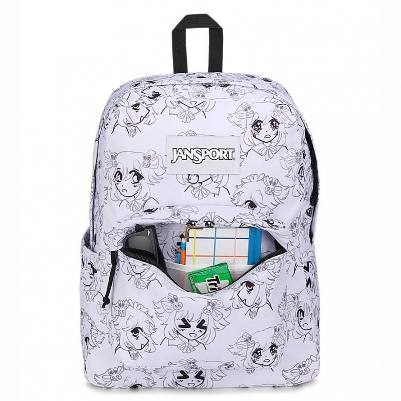 JanSport SuperBreak® Plus Laptop Rugzak Rugzakken Wit | PNLQX73621