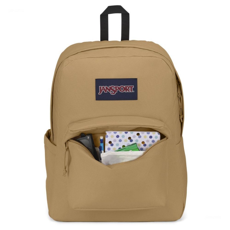 JanSport SuperBreak® Plus Laptop Rugzak Rugzakken Khaki | NLJBT62724