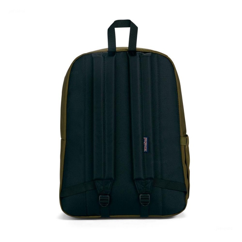 JanSport SuperBreak® Plus Laptop Rugzak Rugzakken Olijfgroen | ENLHC84100