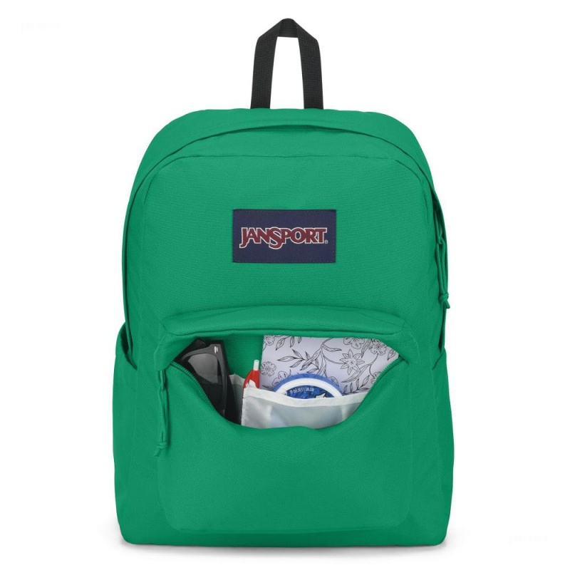 JanSport SuperBreak® Plus Laptop Rugzak Rugzakken Groen | NLEAH34653