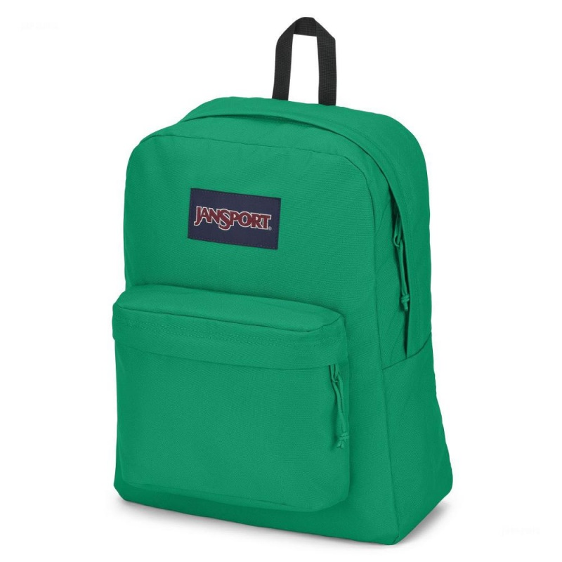 JanSport SuperBreak® Plus Laptop Rugzak Rugzakken Groen | NLEAH34653