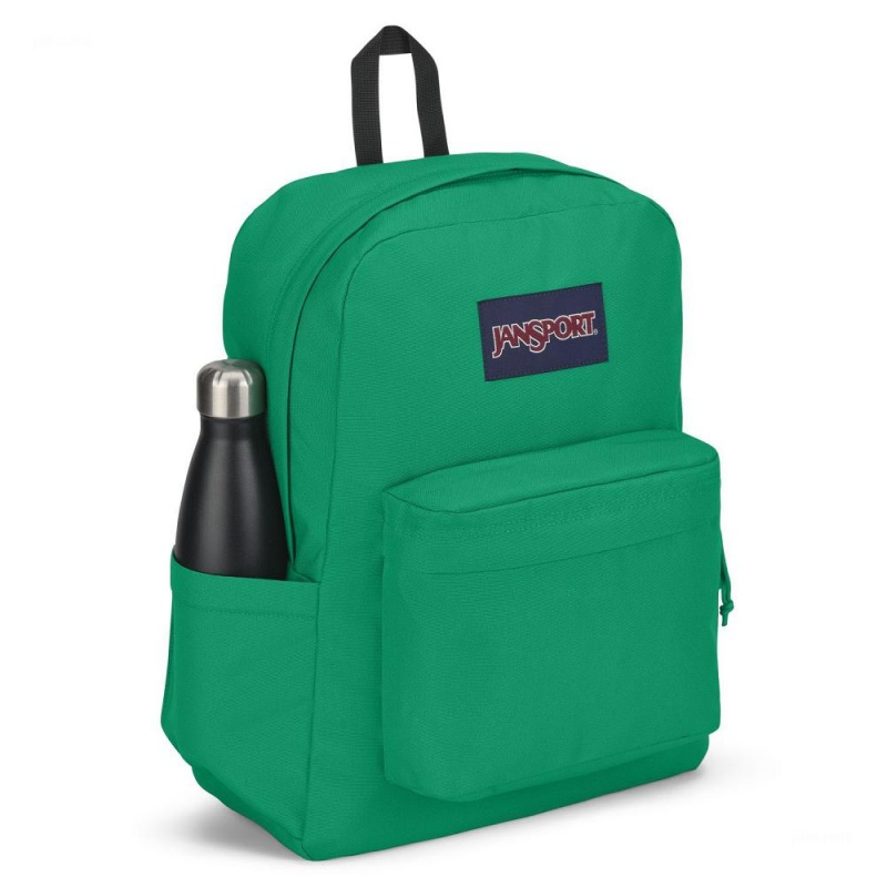 JanSport SuperBreak® Plus Laptop Rugzak Rugzakken Groen | NLEAH34653