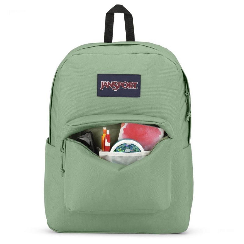 JanSport SuperBreak® Plus Laptop Rugzak Rugzakken Groen | QNLUV60724