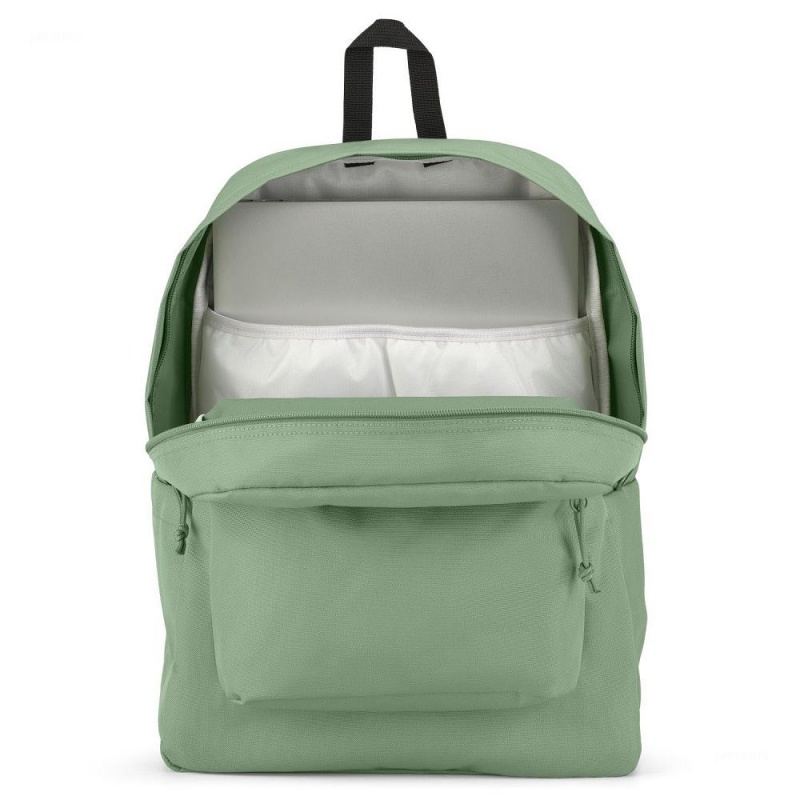 JanSport SuperBreak® Plus Laptop Rugzak Rugzakken Groen | QNLUV60724