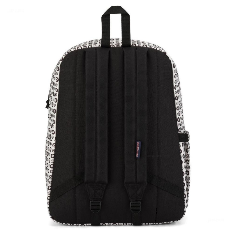 JanSport SuperBreak® Plus Schoolrugzakken Rugzakken Wit Zwart | NLXMI12524