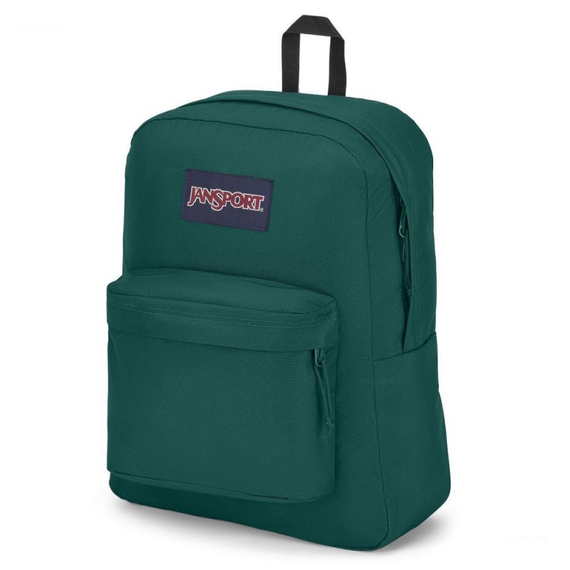 JanSport SuperBreak® Plus Schoolrugzakken Rugzakken Diepgroen | NLCVG56247