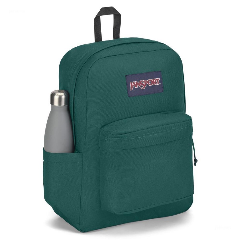 JanSport SuperBreak® Plus Schoolrugzakken Rugzakken Diepgroen | NLCVG56247