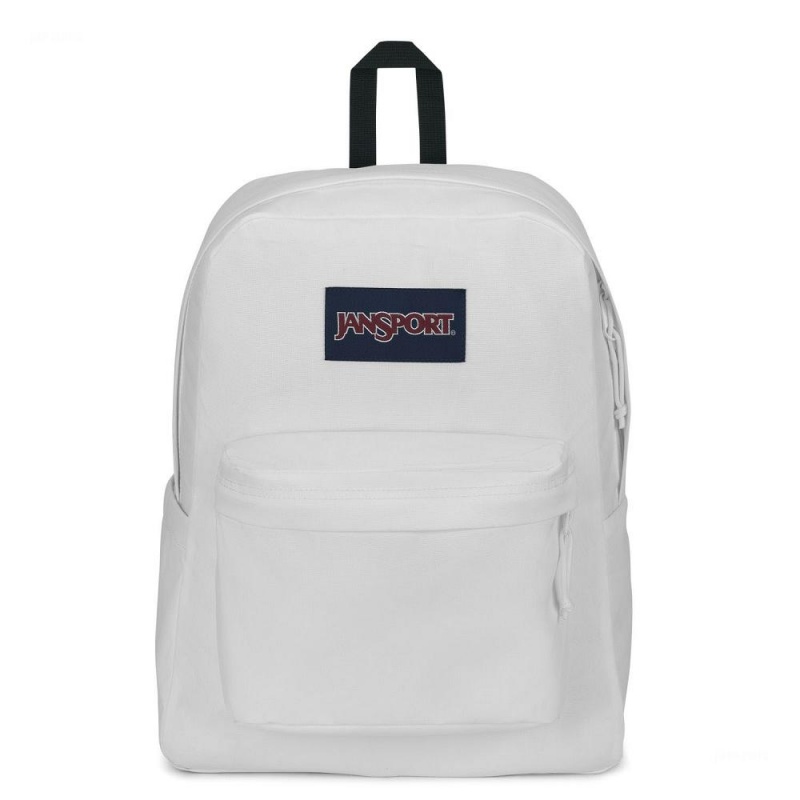 JanSport SuperBreak® Plus Schoolrugzakken Rugzakken Wit | MNLHR17152