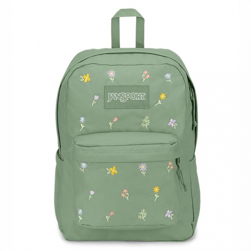 JanSport SuperBreak® Plus Schoolrugzakken Rugzakken Groen | LNLTR55230