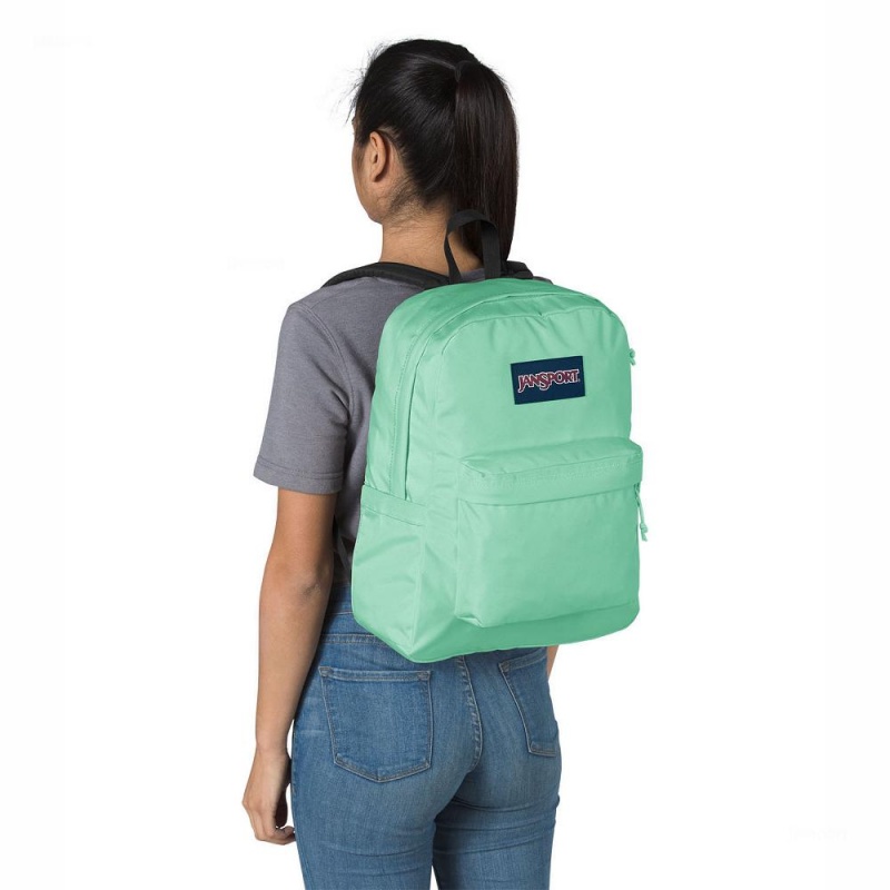 JanSport SuperBreak® Plus Schoolrugzakken Rugzakken Turquoise | ANLDF64478