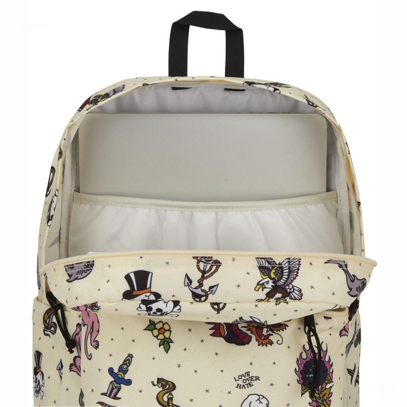 JanSport SuperBreak® Plus Schoolrugzakken Rugzakken Beige | NLXBR86851