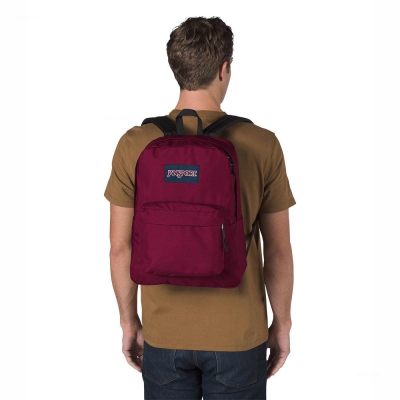 JanSport SuperBreak® Schoolrugzakken Rugzakken Bordeaux | ENLVG61844