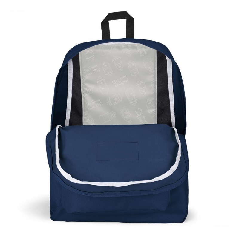 JanSport SuperBreak® Schoolrugzakken Rugzakken Donkerblauw | NLCVG41701