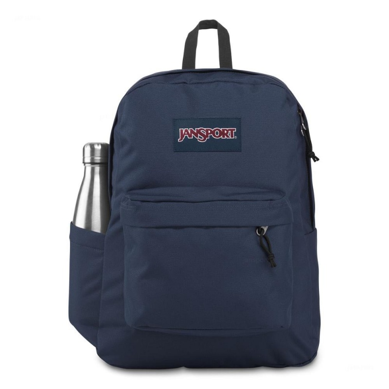 JanSport SuperBreak® Schoolrugzakken Rugzakken Donkerblauw | NLCVG41701