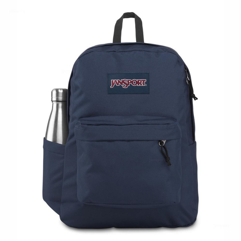 JanSport SuperBreak® Schoolrugzakken Rugzakken Donkerblauw | NLXBR56990