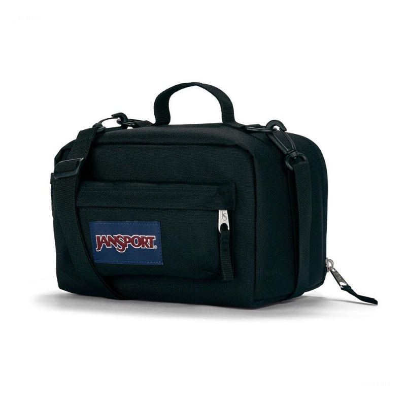 JanSport The Carryout Lunchtas Tassen Zwart | GNLUC24484